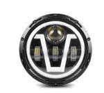 Cloudsale Car Boss Style 7 Inch Round Led Hi Low Beam Amber And Headlight 75W