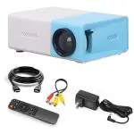 Hespa Portable Mini Movie Projector LED For Home & Business -Blue