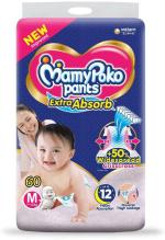 MamyPoko Pants Diaper Medium - (60) - M (60 Pieces)