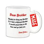 Mug Morning Dear Brother Love You Mug Mug for Brother Brother Mug Coffee Mugs for Brother