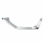 TOPBIRD TBBP-042A Unfoldable Rear Brake Pedal Foot Lever for Bullet Classic Electra and Standard 350cc and 500cc Bikes (Silver Finish)