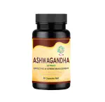 Ayurveda Yogashram Remedies Ashwagandha Capsules for General Wellness || Stress Relief || Improves Vigor & Vitality || Immunity Booster || Promote Muscle Strength || 100% Natural || Paraben Free - 800 mg, 60 Capsules