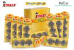 Mast 3 in 1 Non-Magnetic Stainless Steel Scrubber for Cleaning, Pots, Pans, Ovens, Bar-B-Queue Grills, Dishes (Pack of 10 Sets)