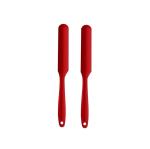 LISHONN Silicone Spatula Butter Knife Non-Stick Flexible Rubber Scrapers /Spreader For Baking And Cooking | Pack of 02 | Red