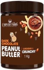 Country Farms Dark Chocolate Peanut Butter High Protein Peanut Butter |Non GMO | Gluten free-1.05kg