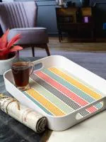 GOODHOMES Melamine Square Serving Tray MT333