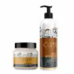 Caryl Cocoa Coffee Face and Body Scrub for Skin Moisturizing and Coffee Moisturizing Lotion Combo|All Skin Types