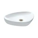 JAQUAR LYRIC Series Table Top WASH BASIN (White) | 600x410x100mm, Speciality | Ceramic Basin/Sink for Bathroom, Living Room | Table / Counter Top | LYS-WHT-38901N
