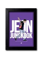 Blue Nexus Jungkook Jeon Jungkook BTS theme Wall Poster with Wall Frame Room Art Painting Collection A4 size 10x13