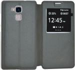 BINTAGE Flip Cover for Honor 5C / Honor NEM-L22 (Black, Dual Protection)