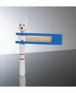 Adilakshmi Toys Etikuppaka Hand Made Special TarTar Rattle Game Medium Muilticolour 6inch - Home decor