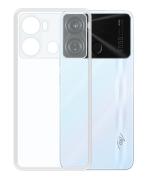 Coverage Rubber Back Cover for ITEL P662L / Itel_ P40 - Transparent