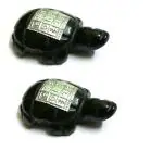 Astroghar Kurma Vastu Yantra On Black Agate Crystal Carved Tortoise Kachua Vastu Yantram Set Of 2
