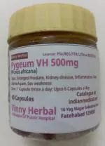 Pygeum DH Herbal Supplement Capsules 60 Caps Jar - DoctorKC Herbal