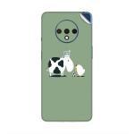 GADGETSWRAP Printed Vinyl Skin Sticker for Oneplus 8 - funny cow egg
