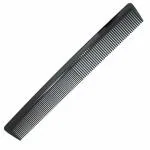 Carbon Antistatic Comb (No 0711) Black Fine Cutting Comb 100% Anti static Heat Resistant, Hairdressing Comb