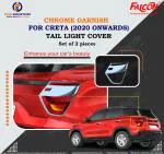FALCON CAR TAIL LIGHT COVER CHROME FOR CRETA 2020 ONWARDS