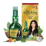 GCUT Kesh King Ayurvedic Anti Hairfall Hair Oil|Hair Growth Oil| Reduces Hairfall |21 Natural Ingredients | Grows New Hair With Bhringraja, Amla And Brahmi - 300 ML