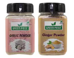 Green Piece Premium Garlic Powder (50gm) And Ginger powder (50gm) (Pack of 2)
