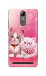 Tweakymod Printed Pink Cute Kitten Back Cover for LENOVO K5 NOTE