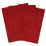 Kidivo Shining Glitter Red sheet (Pack of 10)