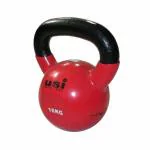 USI UNIVERSAL The Unbeatable Kettlebells, Kettlebell for Fitness, Kettlebell for Home Gym, DKB Dipped Kettlebell with Solid Metal Construction, Made of Cast Iron & Vinyl Coated (16Kg)