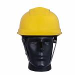 Mallcom Diamond XIII Yellow Ventilated Sturdy UV Resistant HDPE Safety Helmet with Plastic Suspension and Ratchet Type Adjustment ||Safety Helmet For Men Industrial Safety Helmet For Construction (Pack of 1) (Yellow)