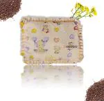Pseudo Mustard Seeds Pillow For Newborn Baby, Age 0-6 Months, Peach Design(Cotton)