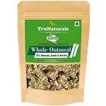 TruNaturals Whole Oatmeal Cereal 1.2Kg Sugar Free | Oat Cereal Breakfast | Oatmeal Breakfast Cereal for Weight Loss | Overnight Rolled Oats with Almonds, Seeds & Cranberries | Vegan & Gluten-free