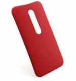 Imbi Red Plastic Back Panel For Motorola Moto G3