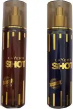LAYERR Deodorant Spray for Men and Women 135 ml (Pack of 1 Imperial Fragrant Body Spray, 1 Passion Fragrant Body Spray)