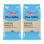Manna Unpolished Jowar 1kg | Sorghum Whole Grain | Great Millet/ Bili Jola/ Jonnalu/ Cholam