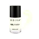 ODIVA Gel Finish Nail Polish 11 ML (012 BASE COAT (White))