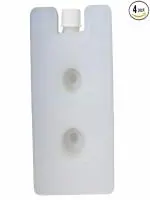 FAIRBIZPS Ice Packs for Vaccine Carrier Box Reusable Long Lasting Freezer Ice Blocks Multipurpose Use Gel Pack (Capacity- 0.4 Liter) Pack of 4