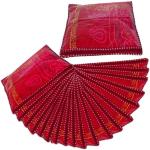 Aadhya Designer 20 pc Parachute Saree Salwar Suit Dress Protection Cover Garment pouch Box Bag Storage Case (Maroon) (Maroon)