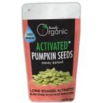 D-Alive Activated/Sprouted Organic Pumpkin Seeds Mildly Salted, Long Soaked & Air Dried to Crunchy Perfection 150g