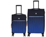 it luggage The Lite-Blue-Combo-Large & Cabin-79 cm,54cm Expandable Soft case 8 Wheel Trolley Bag Luggage Trolley with Wet PouchCabin & Check-in Luggage