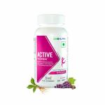 Zeon (A Promise of Good Health) Zeonutra Active Women One Daily Multivitamin Supplement Tablet for Women with Vitamins, Calcium, Iron & Herbal Extracts for Skin, Hair, Energy & Strength - Pack of 60 Veg Tablets
