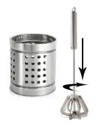 FIRST FRONT Stainless Steel Cutlery Holder With Stainless Steel 4 in 1 Grater and (Multicolour, Pack of 2)