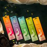Vishwa Wellness -Sacred Essence Incense Stick Bundle ( Dasang + Davana + Kewda + Khus + Patchouli ) Combo Set -5