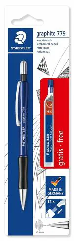 Staedtler Safe to Use Blue Mechanical Pencil with Lead 0.5 mm