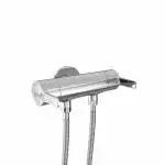 GLOXY Chrome Finish Angle Valve Two Way Double Handle Faucet Tap, Jet Angle Cock for Connecting Washing Machines, Hand Showers , Toilet & Health Faucets (Lotos)