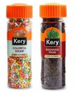 Kery Coloured Saunf & Banarasi Paan Mukhwas Mouthfreshener, 2 Bottles, 280g