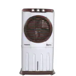 THERMOCOOL Ultima Tower 100L Personal Air Cooler for Room | Turbo Fan Technology | Powerful Air Throw and 3-Speed Control | Portable AC | | Everlast Pump | i-Pure Technology & Low Power Consumption | 1 Year Warranty (White) Indian