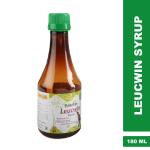 Leucwin Syrup by Rajasthan Aushdhalaya for Leucorrhoea, Relieves Itching, Irritation and Burning of the Genitourinary Tract - 180 ml