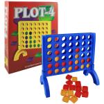 Toy Cloud Multicolor Plot-4 Family Board Game Strategy Board Games For All Ages Game For 2 Players
