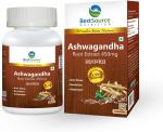 BestSource Nutrition Ashwagandha Root Extract Veg Caps for Improves Stamina - 60 Capsules