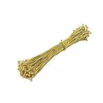 JOHNSON TOOLS Craft Work Golden Round Headed Ball Pins (Set of 200)