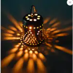 90 Degree Store Stainless Steel Diya Cover Glass for Akhand Diya Jyot with Hook Stainless Steel Table Diya 8 Dia x 10 Height cm