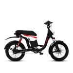 Motovolt E-Bike |URBN Standard Normal Range | Range up to 100 kms in Pedal Assist Mode | App Connected| Premium E-Bike (White-Red)